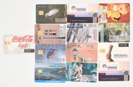 13 db klf telefonkártya