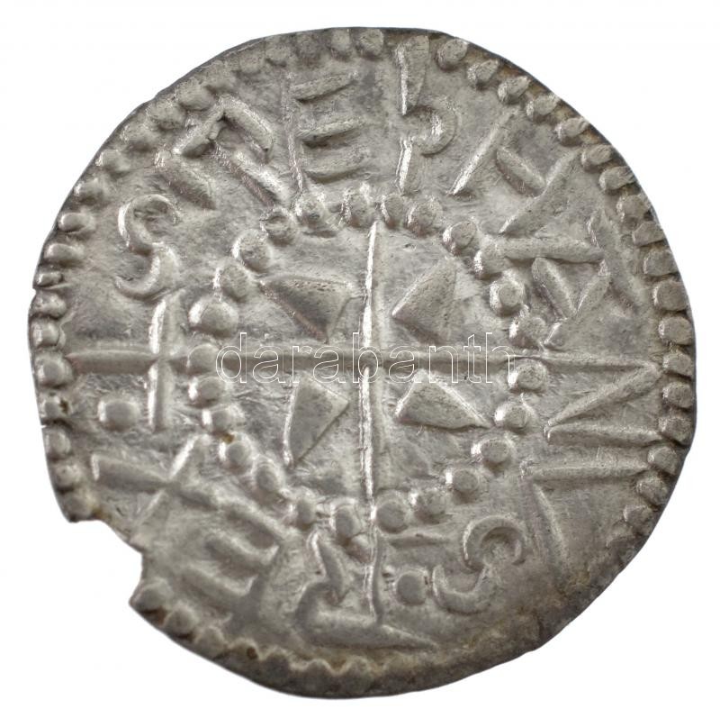 997-1038. Denár Ag 'I. István' (0,70g) T:1-,2 kis kitörés Hungary 997-1038. Denar Ag 'Stephen I' (0,70g) C:AU,XF cracked Huszár: 1., Unger I.: 1.