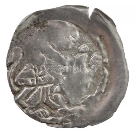 1205-1235. Denár Ag 'II. András' (0,40g) T:2- kitörés Hungary 1205-1235. Denar Ag 'Andreas II' (0,40g) C:VF cracked Huszár: 264., Unger I: 148.