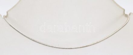 Ezüst(Ag) kígyó karkötő, jelzett, h: 19,5 cm, nettó: 2,4 g