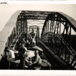Máramaros, Maramures; Tiszai vasúti híd építés közben / Tisa railway bridge during construction. photo