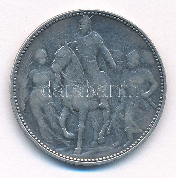 1896KB 1K Ag 'Millenium' T:2- patina, ph. Adamo K5.2