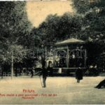 1909 Pöstyén, Piestany; park és Zenepavilon. W.L. Bp. 5747. / music pavilion in the park (EB)