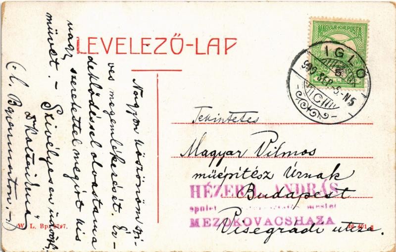 1909 Igló, Zipser Neudorf, Spisská Nová Ves; Evangélikus és katolikus templom. W.L. Bp. 2797. / churches - Image 2