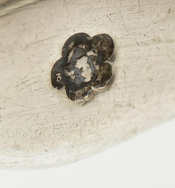 Ezüst(Ag) késbak, jelzett, h: 9,5 cm, nettó: 27,4 g - Image 3