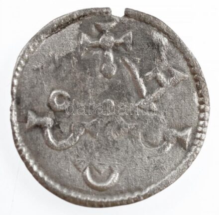 1162-1172. Denár Ag 'III. István' (0,27g) T:2 kis peremhiány Hungary 1162-1172. Denar Ag 'Stephen III' (0,27g) C:XF small part of the edge is missing Huszár: 127., Unger I.: 84.
