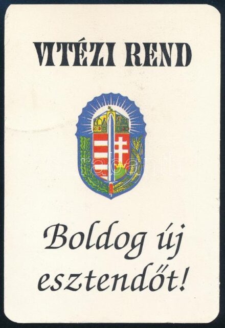 Vitézi rend 1996-os kártyanaptára