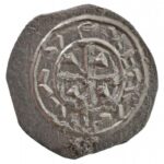 1095-1116. Denár Ag 'Kálmán' (0,68g) T:1- Hungary 1095-1116. Denar Ag 'Coloman' (0,68g) C:AU Huszár: 38., Unger I.: 29. - Image 2