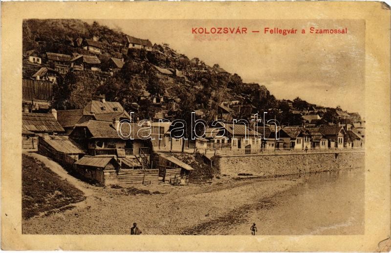 Kolozsvár, Cluj; Fellegvár, Szamos folyópart / Cetatuie, Somes riverside (EK)