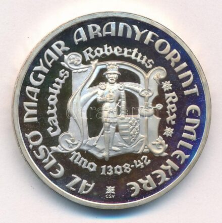 1978. 200Ft Ag 'Az első magyar aranyforint' kapszulában T:1- (PP) Adamo EM56