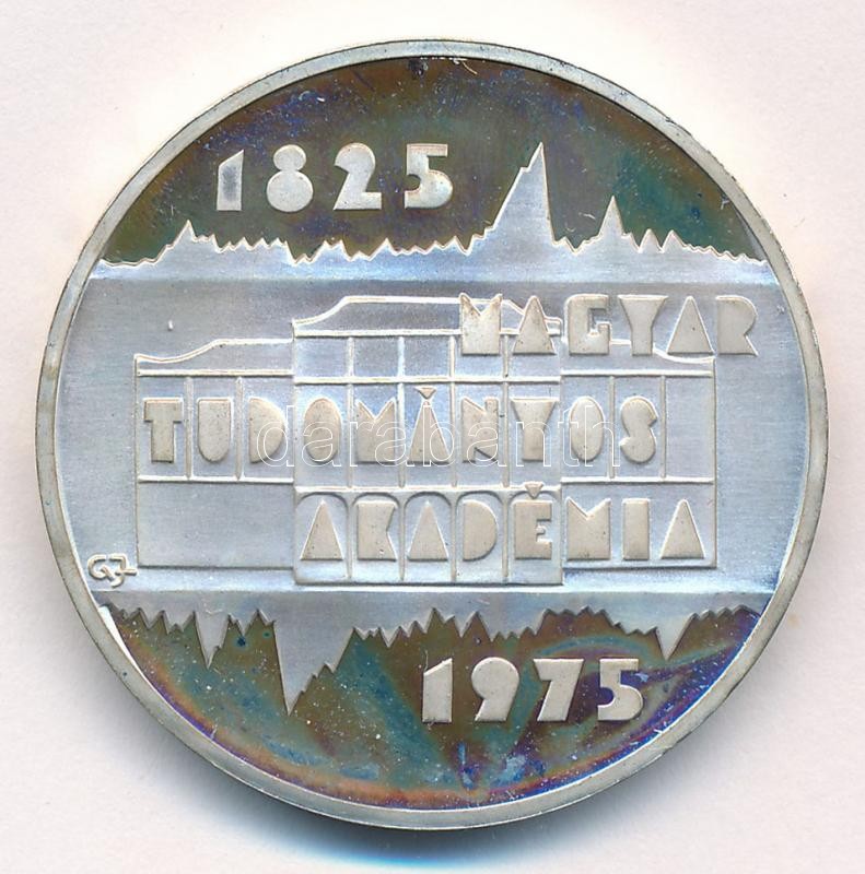 1975. 200Ft Ag 'Magyar Tudományos Akadémia' T:1- (PP) ujjlenyomatos Adamo EM47