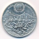 1986. 500Ft Ag 'Budavár visszavétele 1686' T:BU patina Adamo EM97