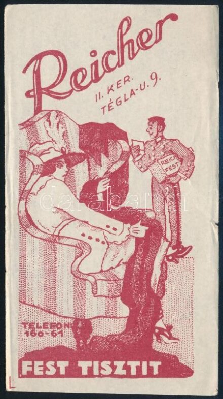 Reicher Fest Tisztít számolócédula