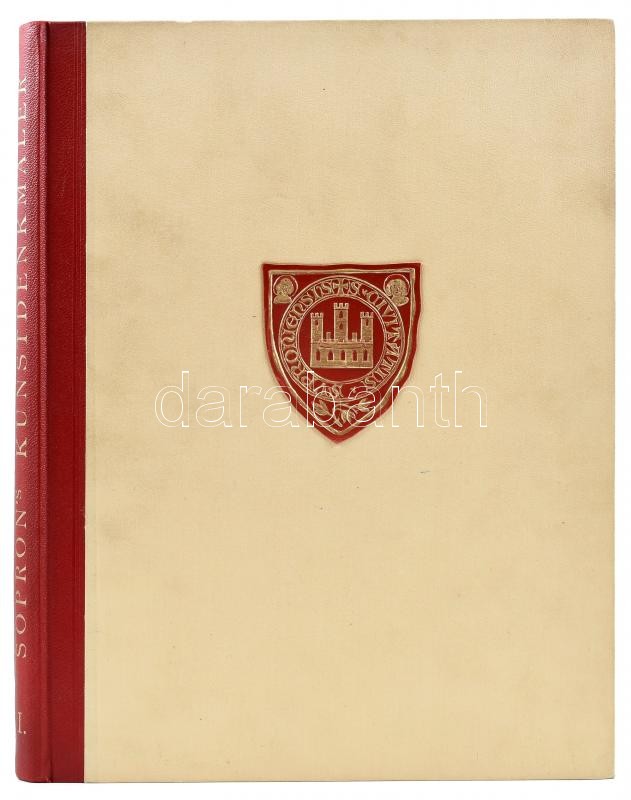 Heimler, Dr. Karl: Kunstdenkmäler der Stadt Sopron. I. Band. Die Soproner Altstadt. Sopron, 1941, Röttig-Romwalter. Kiadói egészvászon kötés, jó állapotban. - Image 3