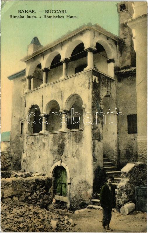Bakar, Szádrév, Bukar, Buccari; Rimska kuca / Römisches Haus / Római ház / Roman house (EK)