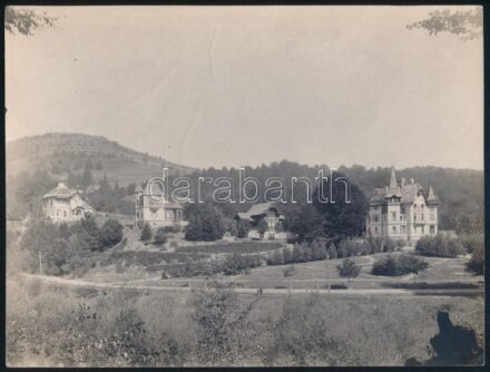 1908 Tátraszéplak (Tatranska Polianka, Schönau, Slovakia), fotó, felületén törésnyomok, 17×22 cm