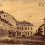 1908 Bród, Nagyrév, Slavonski Brod, Brod na Savi; Banska ulica / utca / street. W.L. 386. (EB)