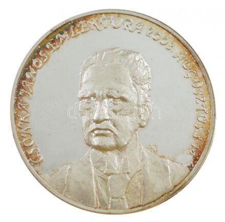 Kósa István (1953-) 2003. 'Csonka János Emléktúra 2003. Augusztus 8-14 / Veteran Auto Club - Hungary' kétoldalas jelzett fém emlékérem dísztokban (42mm) T:1- (PP) patina, ujjlenyomat