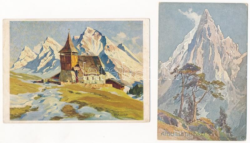 26 db RÉGI külföldi város képeslap vegyes minőségben / 26 pre-1945 European town-view postcards in mixed quality - Image 2