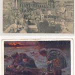 10 db RÉGI első világháborús katonai képeslap vegyes minőségben, pár Feldpost / 10 pre-1945 WWI military postcards in mixed quality, some Feldpost