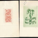 Nagy Árpád Dániel (1894-1959) 8 db klf ex libris. Rézkarcok, jelzettek. 8,5x5,5 cm - Image 2