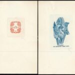 Nagy Árpád Dániel (1894-1959) 8 db klf ex libris. Rézkarcok, jelzettek. 8,5x5,5 cm - Image 3