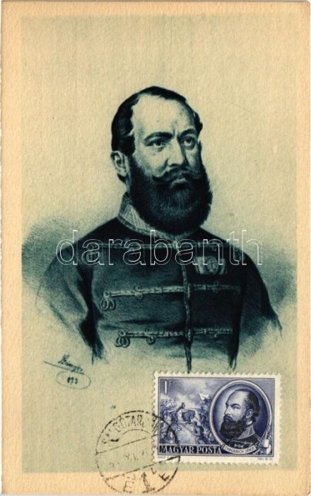 Damjanich János. Komlós 'Negyvennyolc' Sorozat I. 14. / Hungarian Revolution of 1848 s: Szamossy Elek