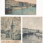 Fiume, Rijeka; - 36 db régi képeslap vegyes minőségben / 36 pre-1945 postcards in mixed quality