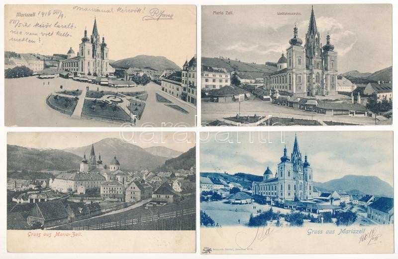Mariazell - 44 db régi képeslap vegyes minőségben / 44 pre-1945 postcards in mixed quality - Image 2