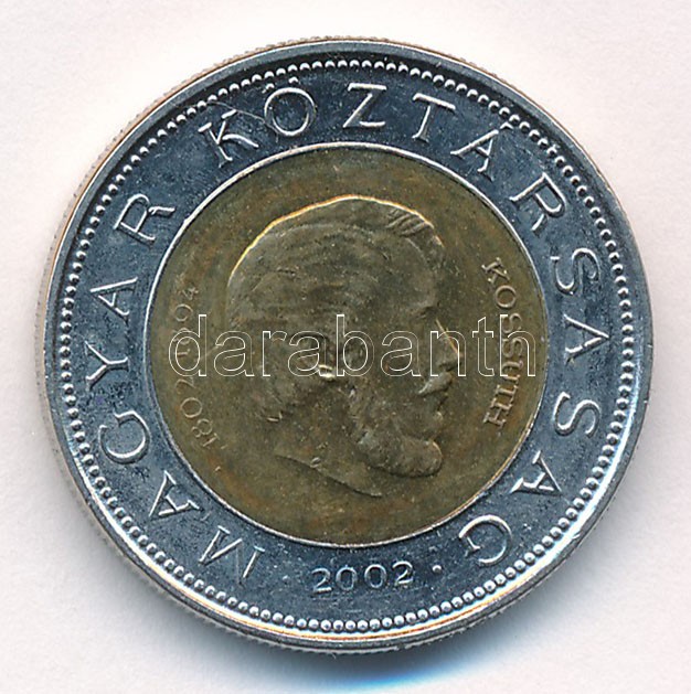 2002. 100Ft 'Kossuth' kötőjel hiányzik az évszámok közül T:2 Adamo FOEM1