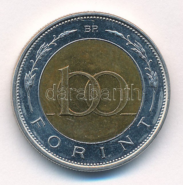 2002. 100Ft 'Kossuth' kötőjel hiányzik az évszámok közül T:2 Adamo FOEM1 - Image 2