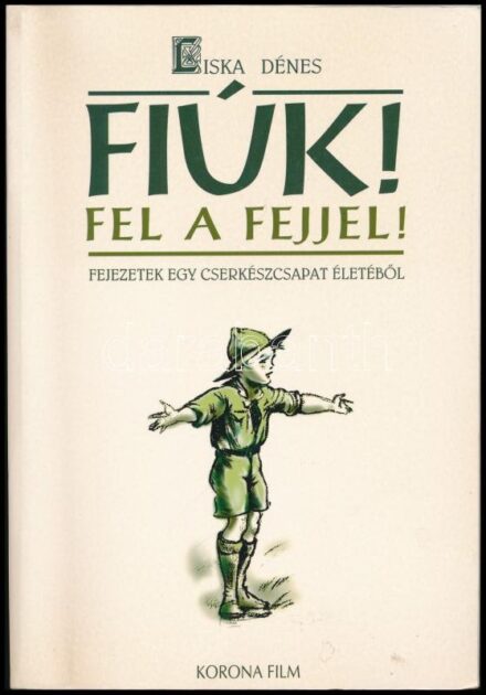 Liska Dénes: Fiúk! Fel a fejjel! Fejezetek egy cserkészcsapat életéből. Liska Dénes (1927-2012) író, dramaturg, a Szabó család 'atyja' által Major Anna (1932-2021) dramaturg,a Szabó - család dramaturgja részére DEDIKÁLT példány.