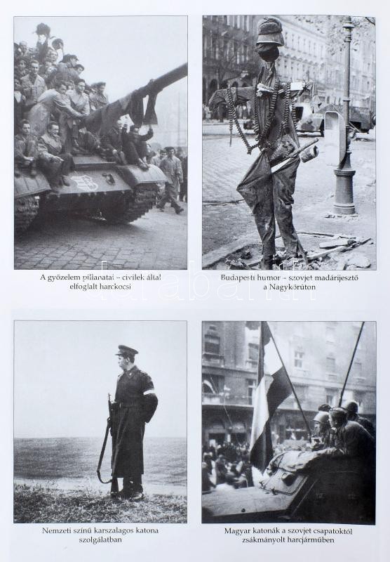 Horváth Miklós: 1956 hadikrónikája. Bp.,2003.,Akadémiai Kiadó. Fekete-fehér fotókkal illusztrált. Kiadói kissé kopott kartonált papírkötés, volt könyvtári példány. - Image 3