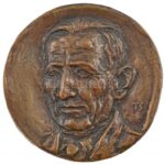 Tóth Sándor (1933-2019) 1966. 'Rávnay Tamás emlékére Szeged - Bőrgyógyász Vándorgyűlés' kétoldalas bronz emlékérem (60mm) T:1- patina