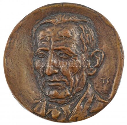 Tóth Sándor (1933-2019) 1966. 'Rávnay Tamás emlékére Szeged - Bőrgyógyász Vándorgyűlés' kétoldalas bronz emlékérem (60mm) T:1- patina