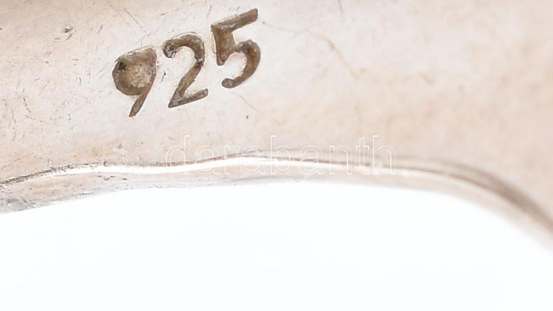 Ezüst (Ag) design karreif, állítható méretű, jelzett, nettó: 26,2g - Image 4