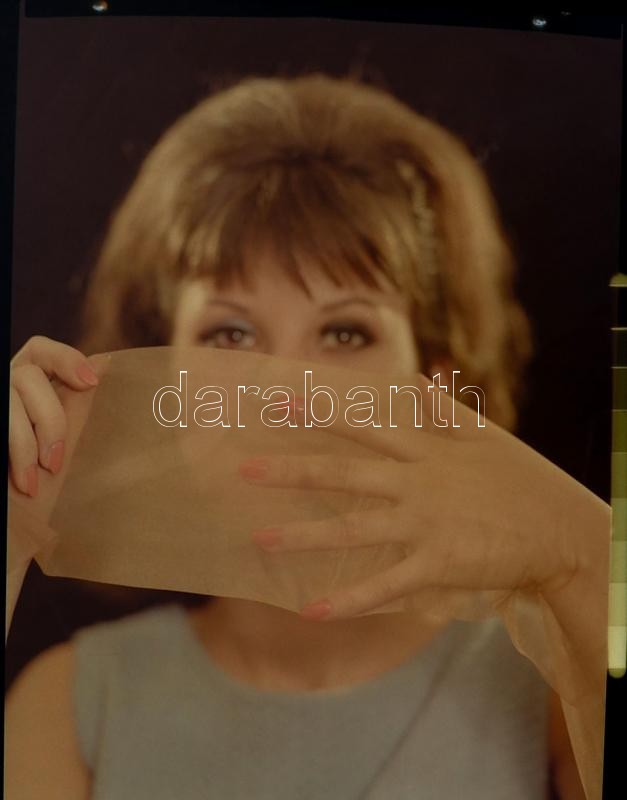 Női harisnyareklám, 3 db színes reklámnegatív, 9×12 cm - Image 2