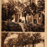 1940 Helemba, Hellenbach, Chlaba; Római katolikus templom és iskola. Tóth Kálmán kiadása / church and school + 'POSTAI ÜGYN.' (fa)