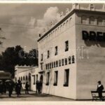 1939 Budapest XIV. Nemzetközi Vásár, Szabó Lajos Debrecen étterem pavilonja, Dreher sörök + So. Stpl