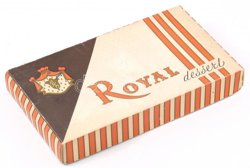 Royal Dessert papírdoboz, Kner Nyomda, 11,5×20,5×3 cm