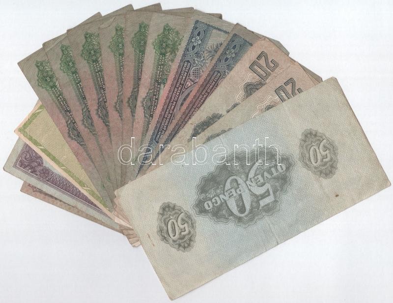 1936-1946. 14db-os pengő, adópengő, Vörös Hadsereg pengő bankjegytétel T:III - Image 2