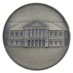 DN 'Makó' kétoldalas, ezüstpatinázott bronz emlékérem (60mm) T:1- kopott ezüstözés, kis ph - Image 2