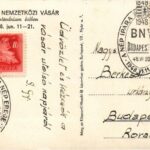 1948 Budapest XIV. Nemzetközi Vásár a centenárium évében, Magyar Központi Híradó és Rádió pavilonja + So. Stpl - Image 2