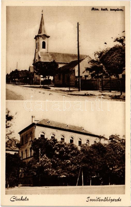 Budapest XVI. Cinkota, Római katolikus templom, Tanítónőképezde. Hubert Ferencné kiadása