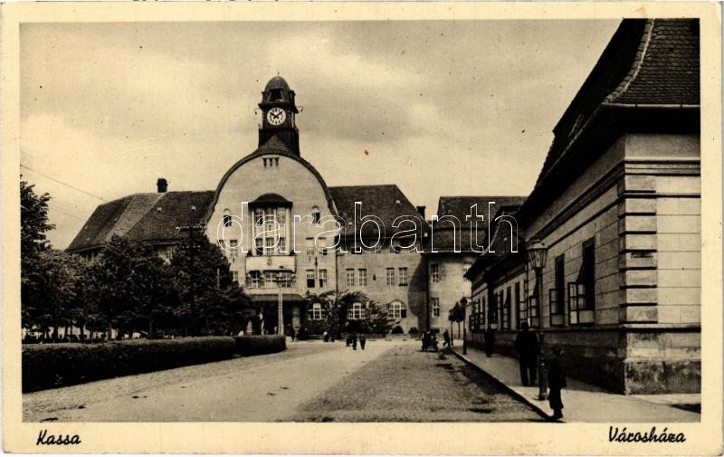 Kassa, Kosice; városháza / town hall