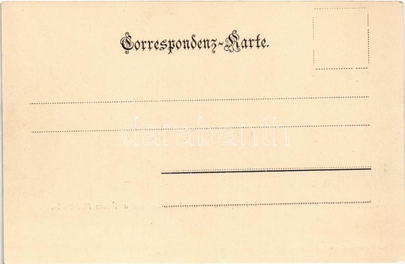 Wien, Vienna, Bécs III. Hauptstrasse mit Invalidenhaus und Neuer Markthalle / main streetn, market hall. Sperling's Postkarten Verlag No. 1064. - Image 2