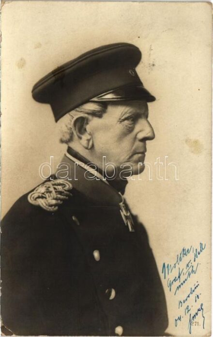 1904 Helmuth Karl Bernhard von Moltke, Prussian field marshal, chief of staff of the Prussian Army / Porosz királyi tábornagy, 1858-1871 között a porosz királyi haderő vezérkari főnöke, majd 1888-ig a német császári nagyvezérkar