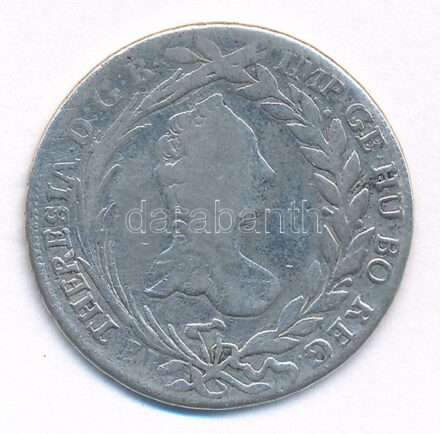 Ausztria 1764. 20kr Ag 'Mária Terézia' (6,29g) T:2-,3 Austria 1764. 20 Kreuzer Ag 'Maria Theresia' (6,29g) C:VF,XF Krause KM#1814