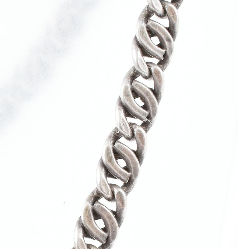 Ezüst(Ag) nyaklánc, jelzett, h: 48 cm, nettó: 21,7 g - Image 2