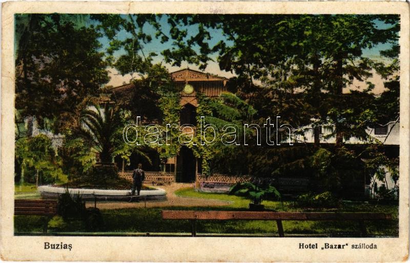 Buziás, Bazar szálloda. Klauber Bazar kiadása / Hotel (Rb)